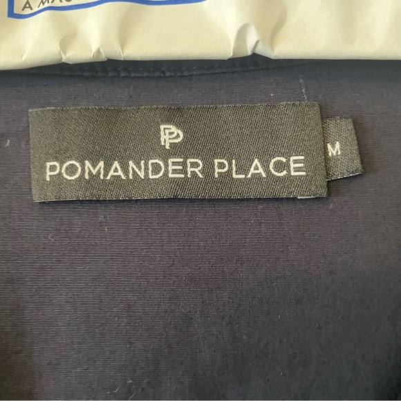 Tuckernuck Pomander Place Navy Cotton Poplin Kenzo Dress in Medium - Picture 8 of 9